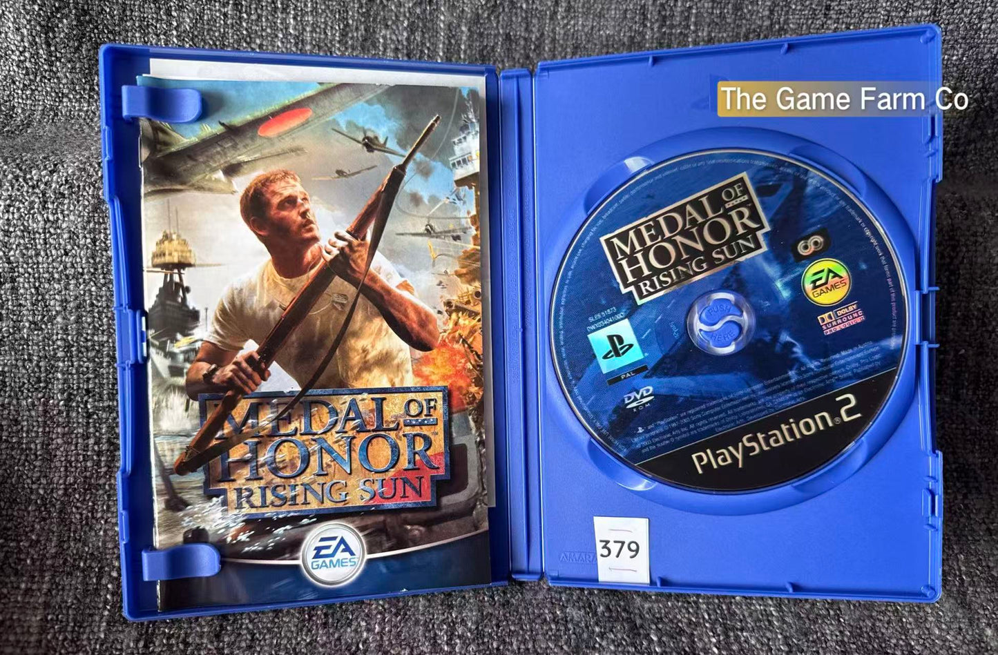 Medal Of Honor Rising Sun In Mint Condition Game- Sony PlayStation 2 (PS2)