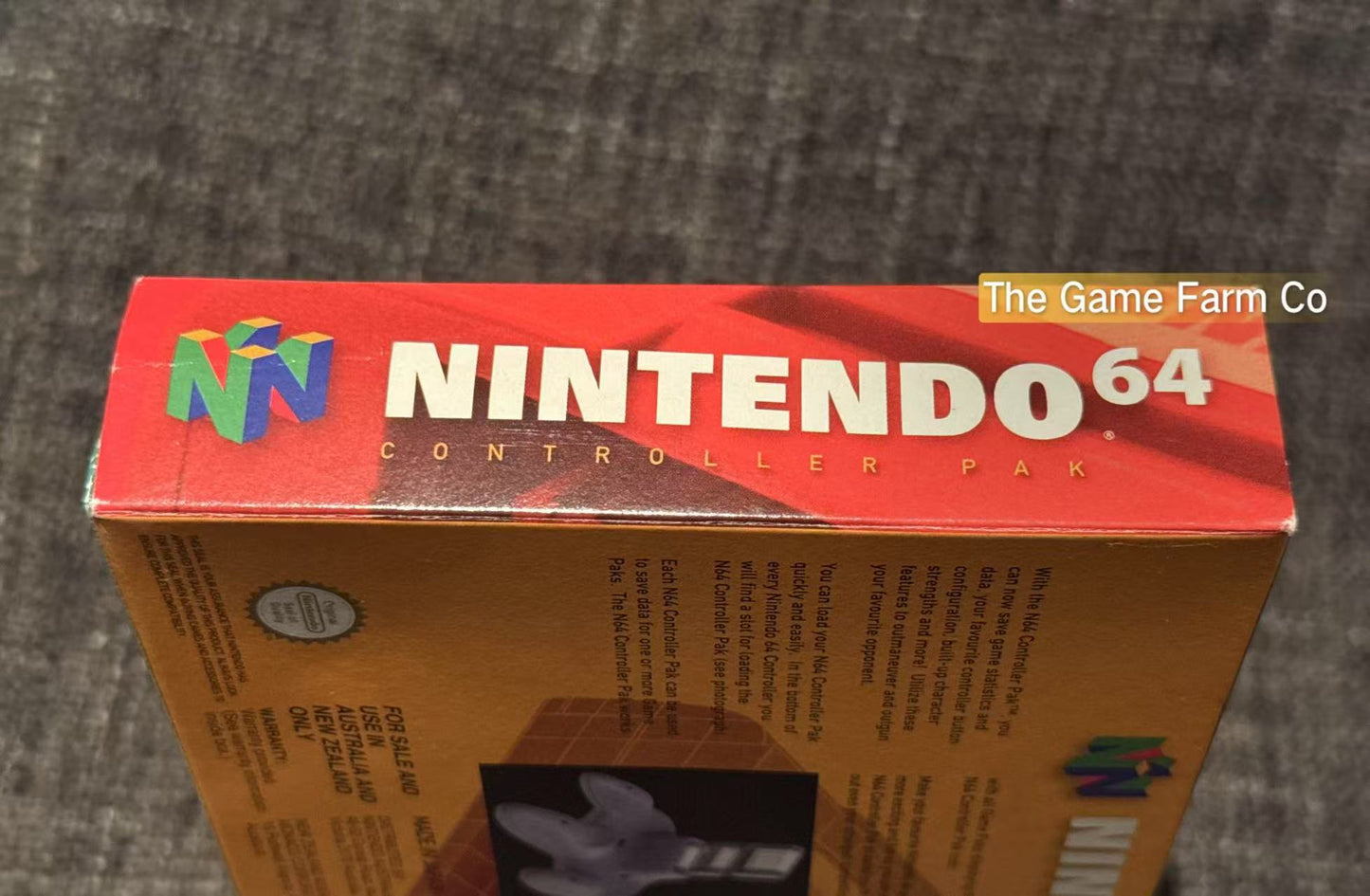 Genuine N64 Memory/Controller Pak Boxed - Pal Version