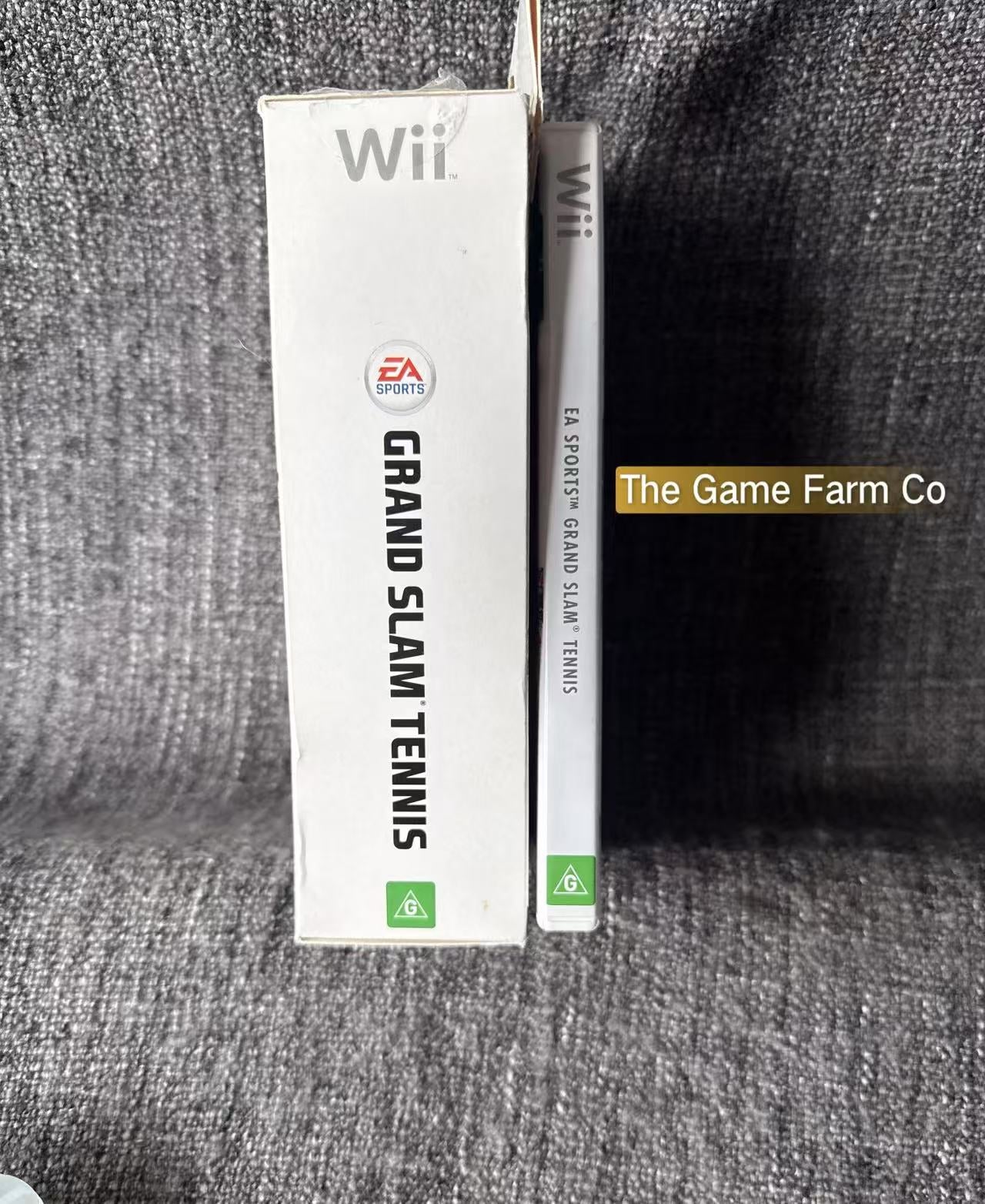 Grand Slam Tennis Boxed With Motion Plus Adapter + Sleeve -  Nintendo Wii game