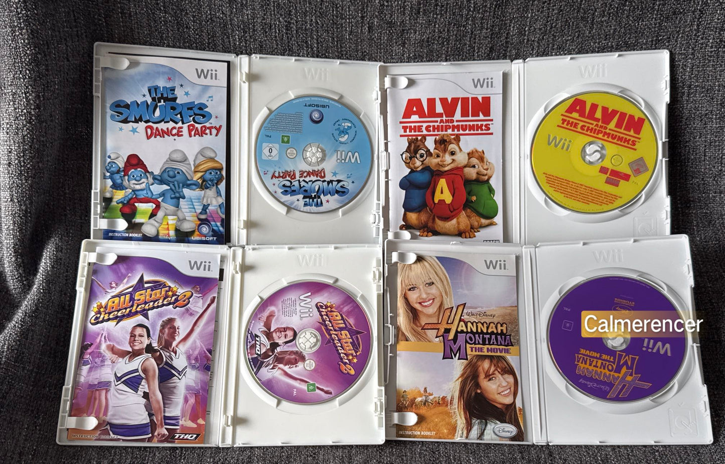 4x Game Bundle -  Nintendo Wii game