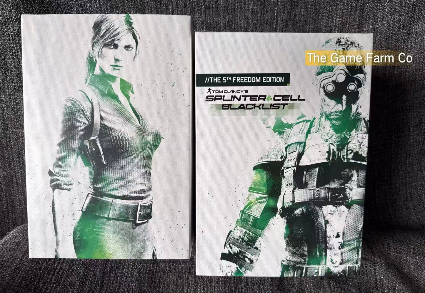 Tom Clancy's Splinter Cell Blacklist Sam FIsher Desert Suit Statue / Figure The 5th Freedom edition- Xbox 360 Game