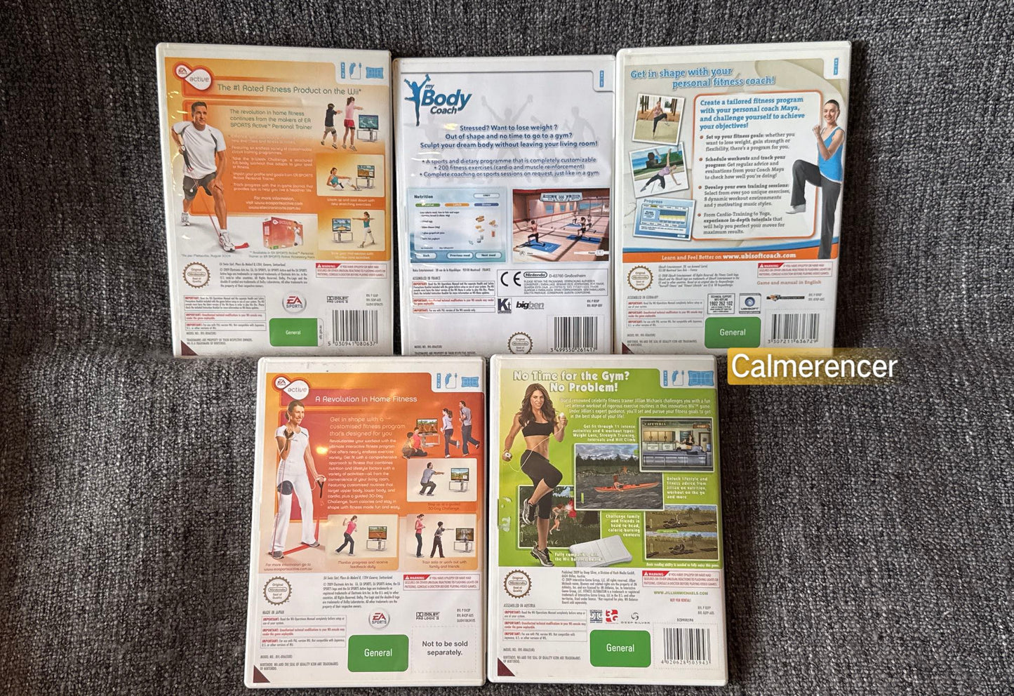 Wii Fitness Game Bundle (5x Fitness training games) - Nintendo Wii game