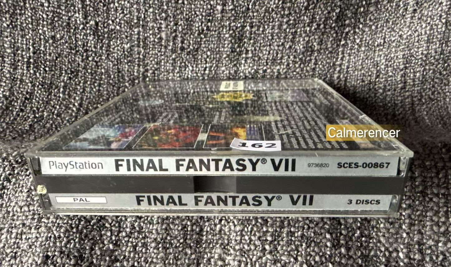 Final Fantasy VII  With FF VIII demo - No manual - Sony Playstation One (PS1) Game