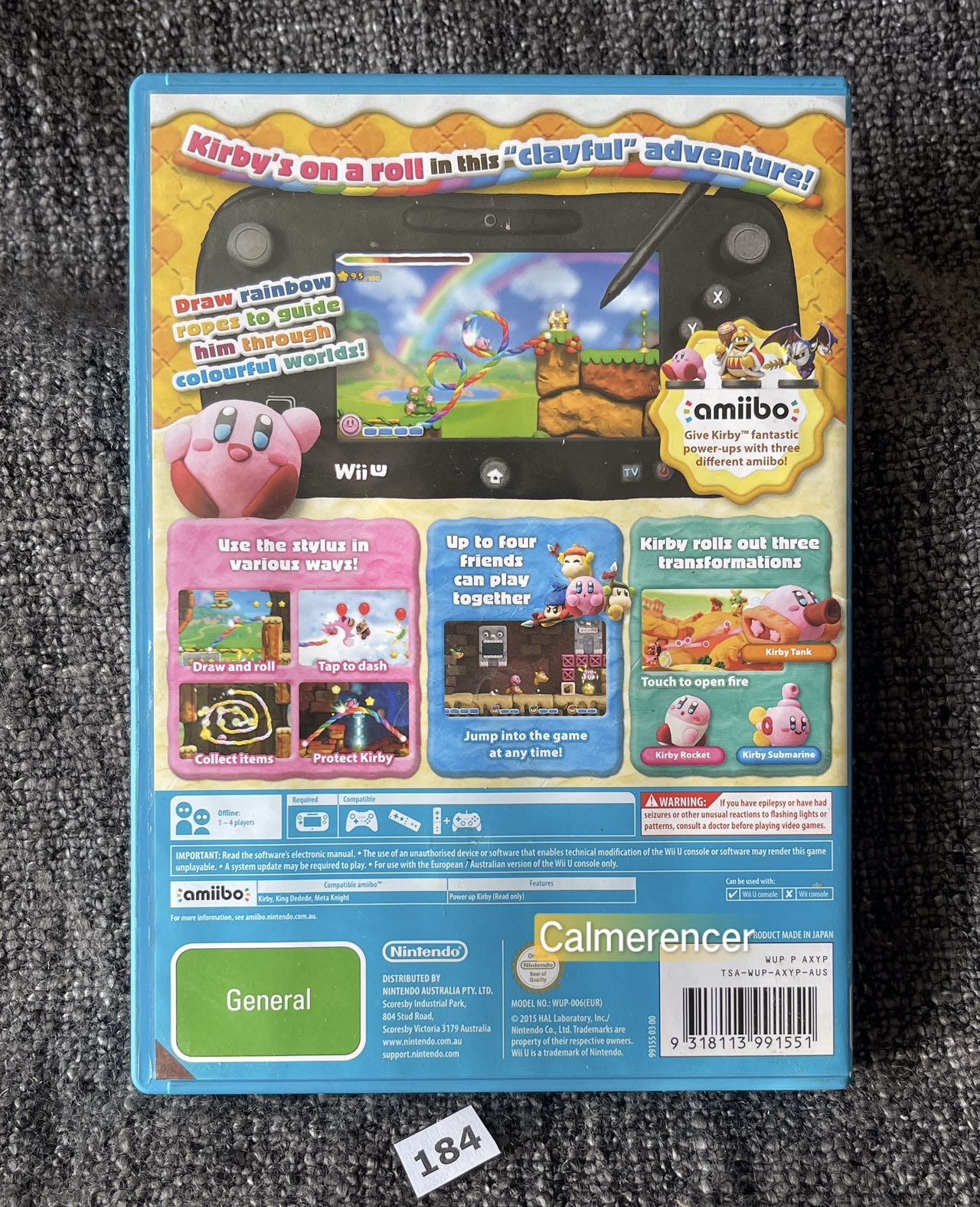 Kirby And The Rainbow Paintbrush - Nintendo Wii U Game