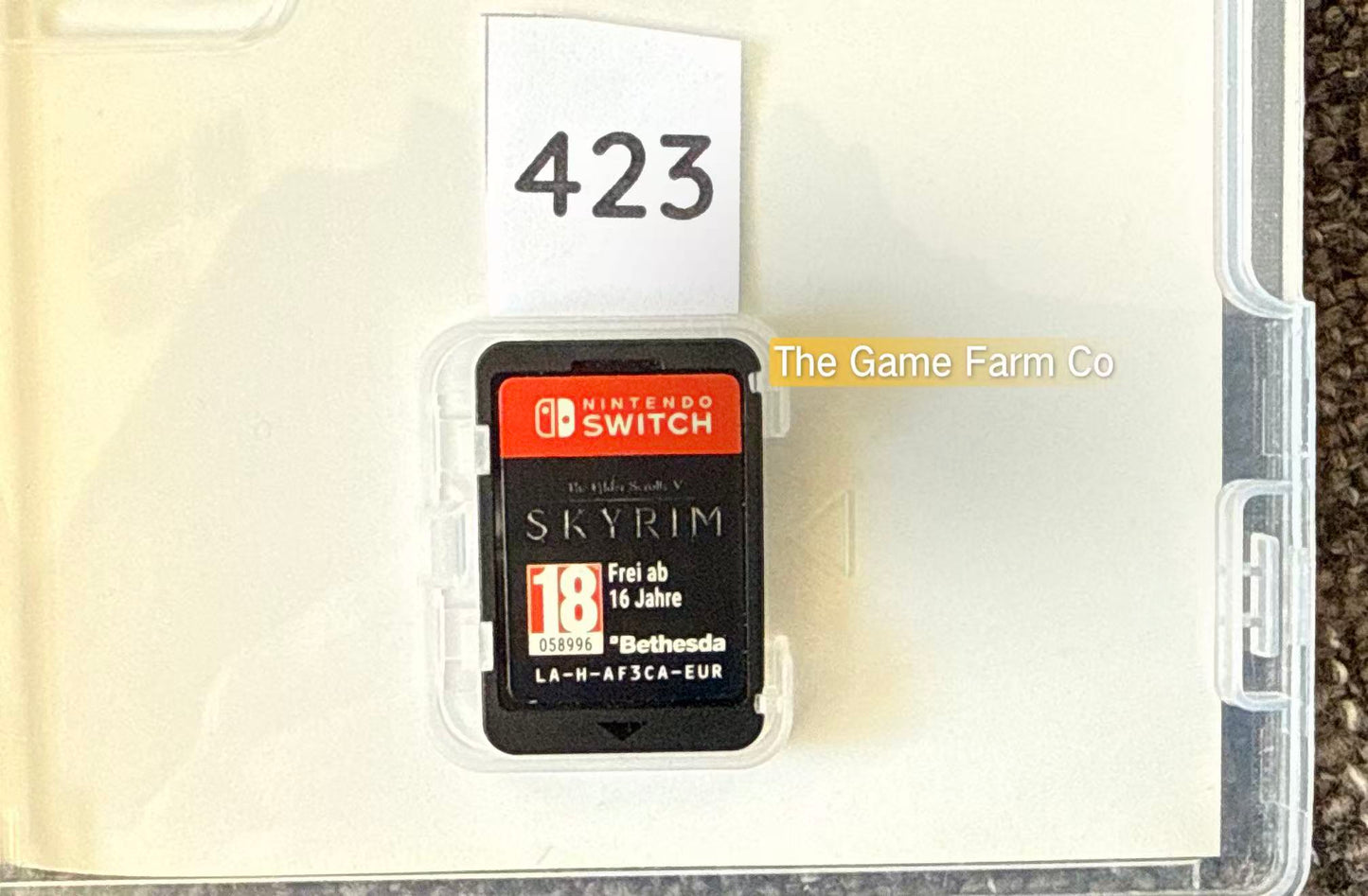 The Elder Scrolls V: Skyrim Nintendo Switch Physical Game Loose PAL Tested Used