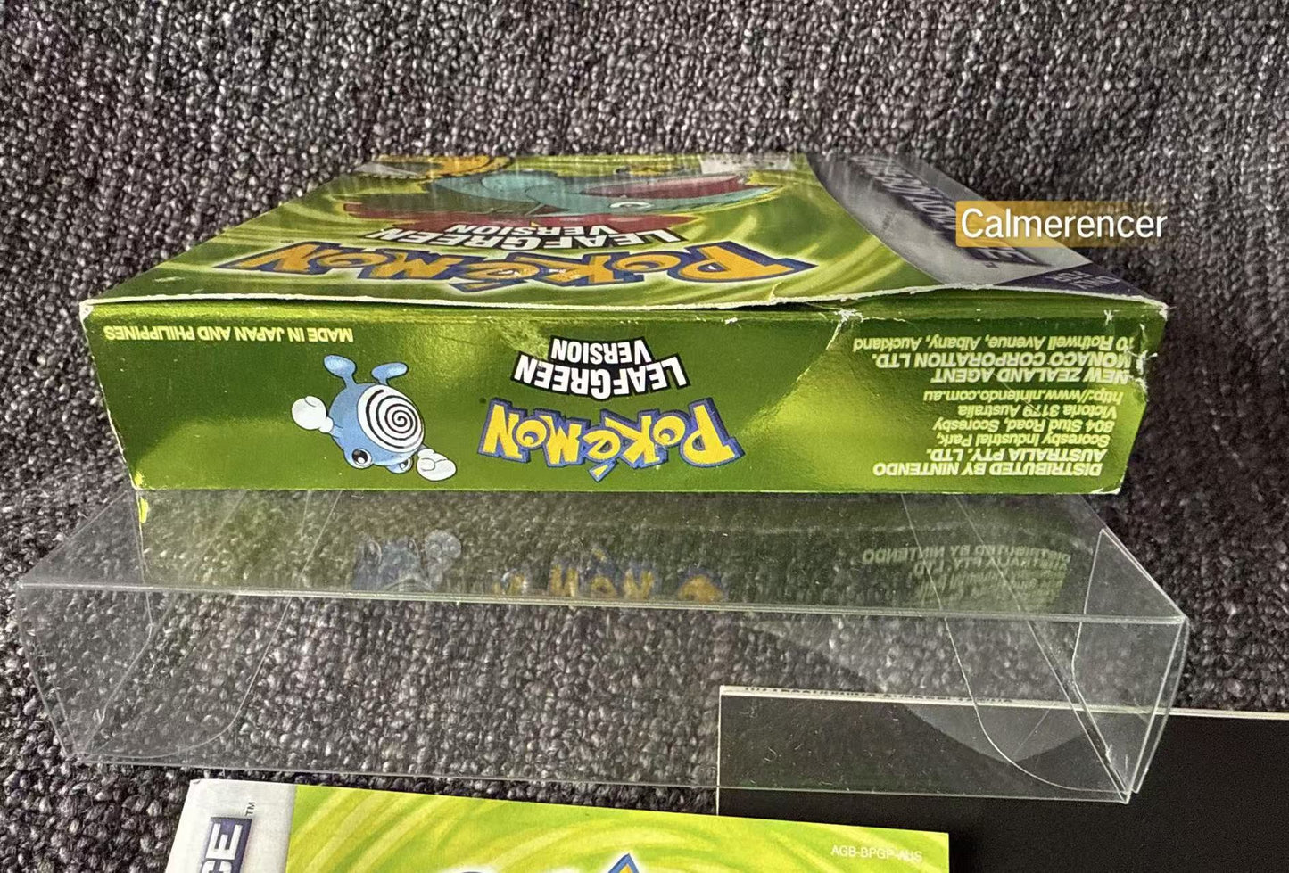Pokemon Leaf Green Version Boxed Game -Nintendo Gameboy Advance GBA - Pal Version