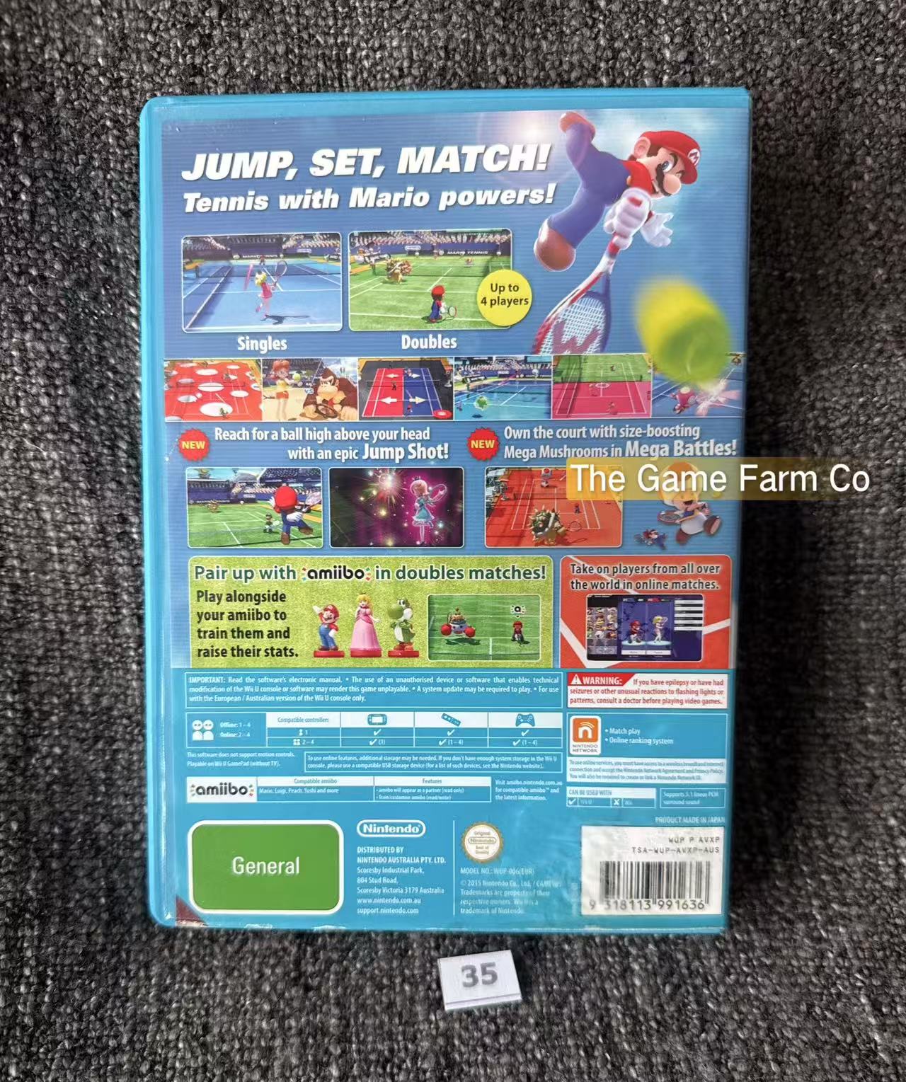 Mario Tennis Ultra Smash - Nintendo Wii U Game