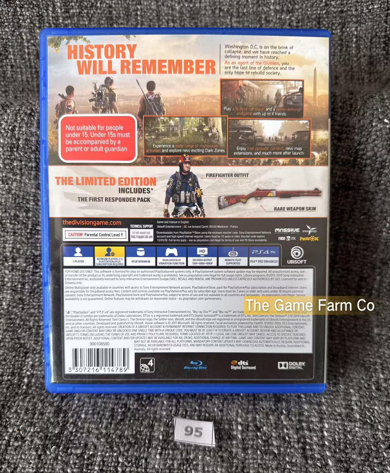 Tom Clancy's The Division 2 Sony Playstation 4 (PS4) Game