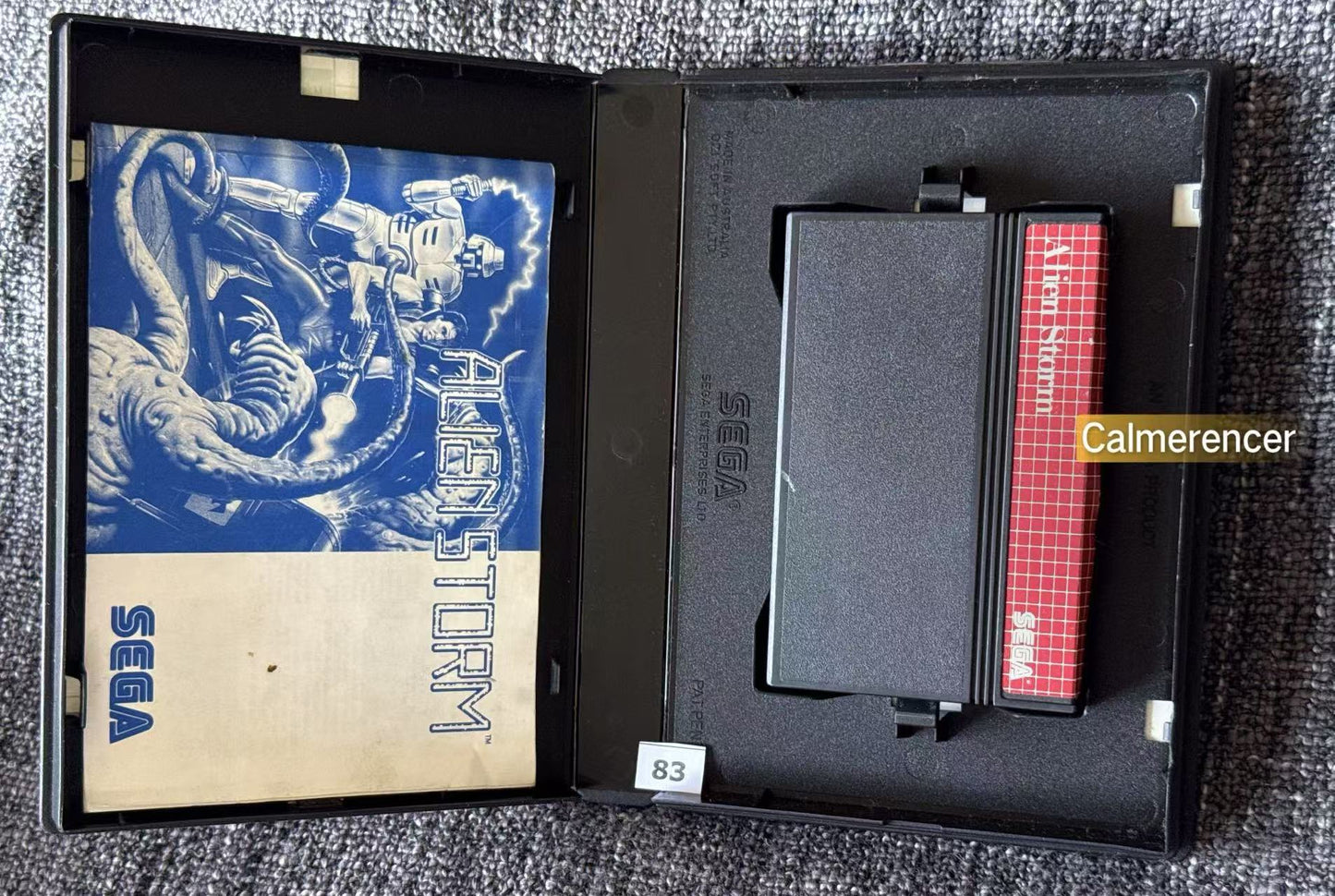 Alien Storm Game - Sega Master System