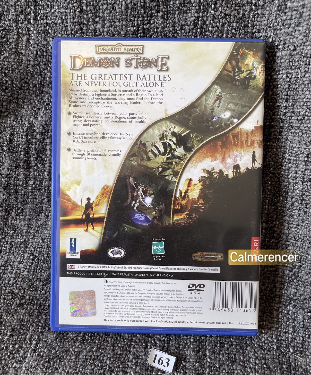 Demon Stone  Forgotten Realms Game- Sony PlayStation 2 (PS2)