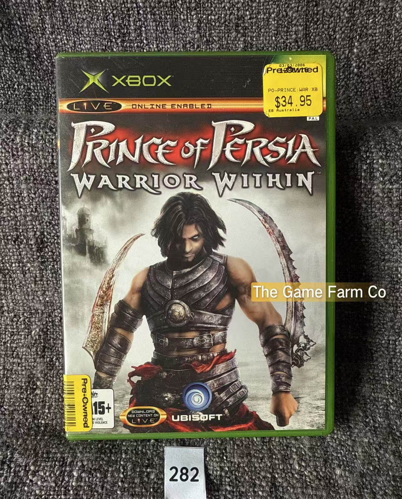 Prince Of Persia Warrior Within Game Microsoft Xbox Original