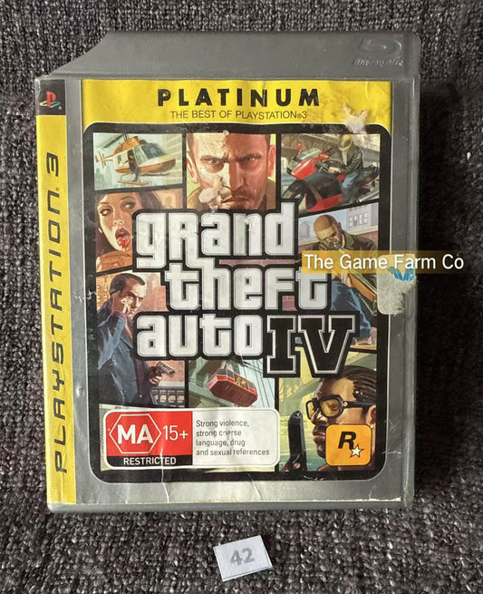 Grand Theft Auto IV 4 Game - PS3 - Sony Playstation 3
