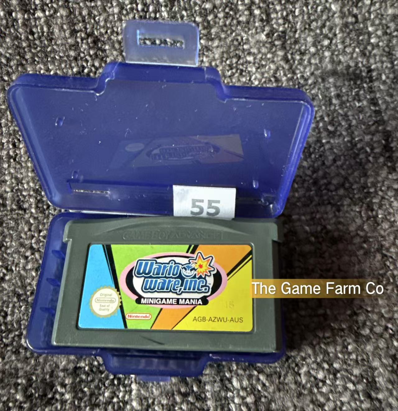 Wario Ware Game -Nintendo Gameboy Advance Cart GBA - Pal Version
