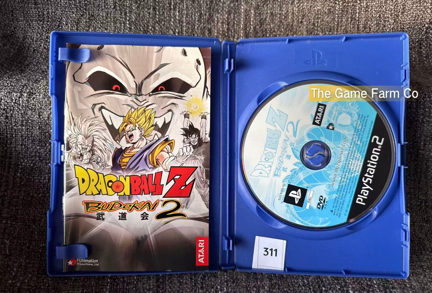 Dragon Ball Z Budokai 2 Game- Sony PlayStation 2 (PS2)