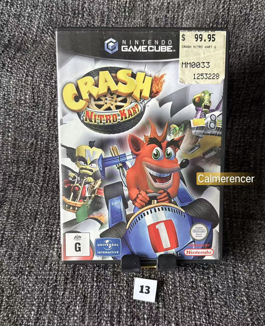 Crash Nitro Kart Game - Nintendo Gamecube - Pal Version