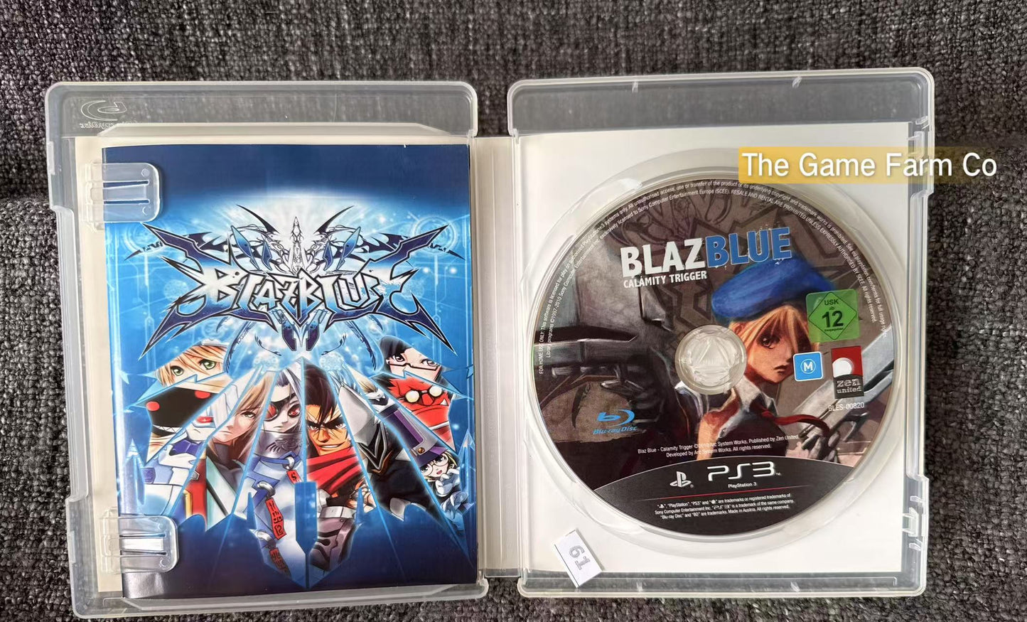 Blaze Blue Calamity Trigger Game - PS3 - Sony Playstation 3