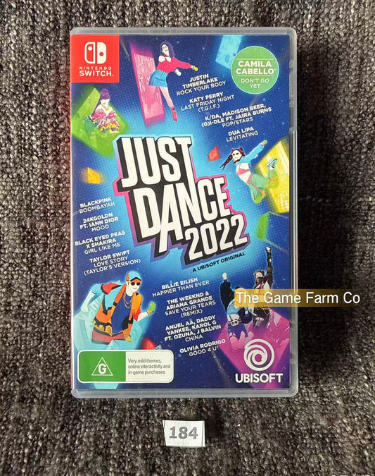 Just Dance 2022 (Nintendo Switch) Rhythm Party Game Used CIB PAL