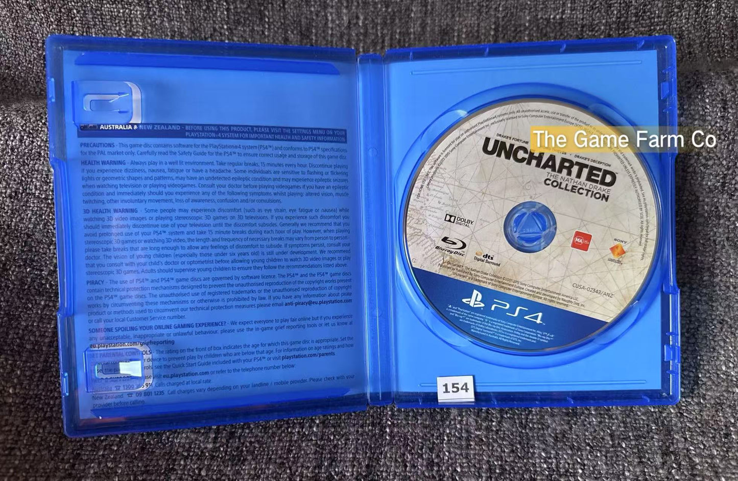 Uncharted The Nathan Drake Collection Sony Playstation 4 (PS4) Game