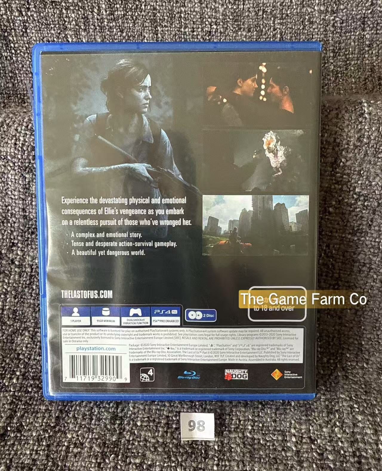 The Last Of Us Part ll 2 Sony Playstation 4 (PS4) Game