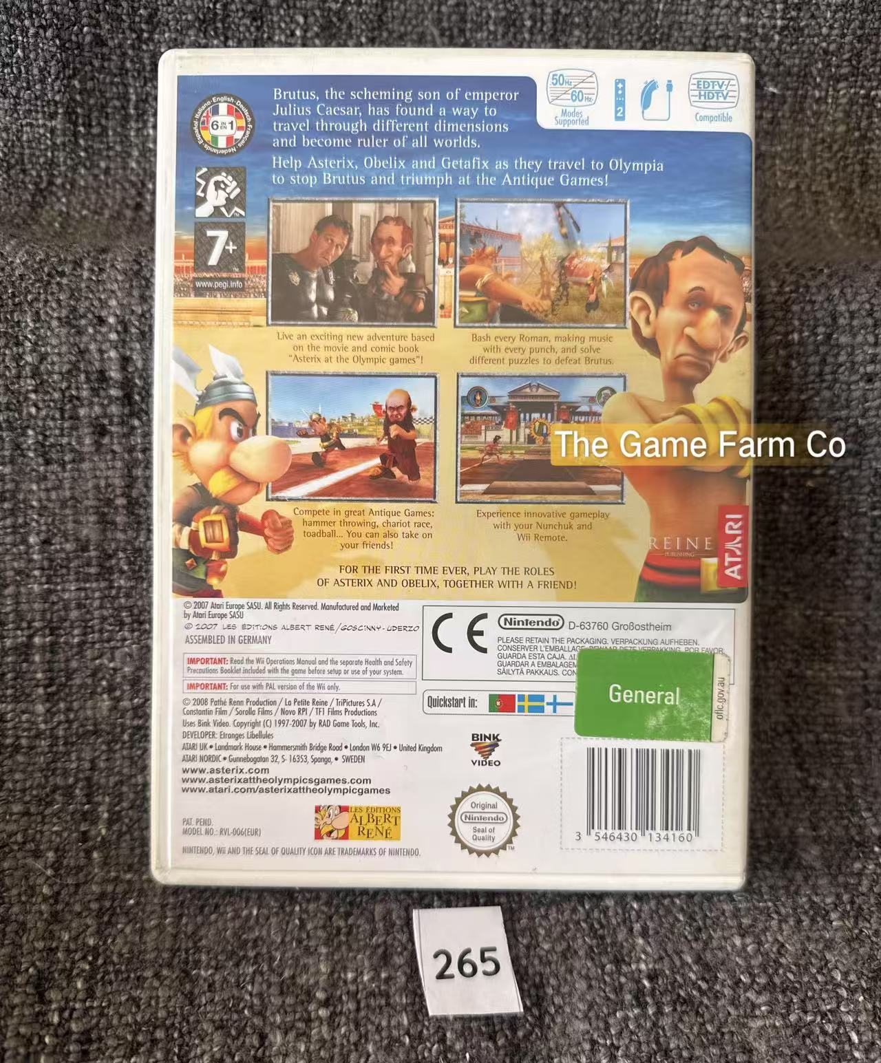 Asterix At The Olympic Games -  Nintendo Wii game