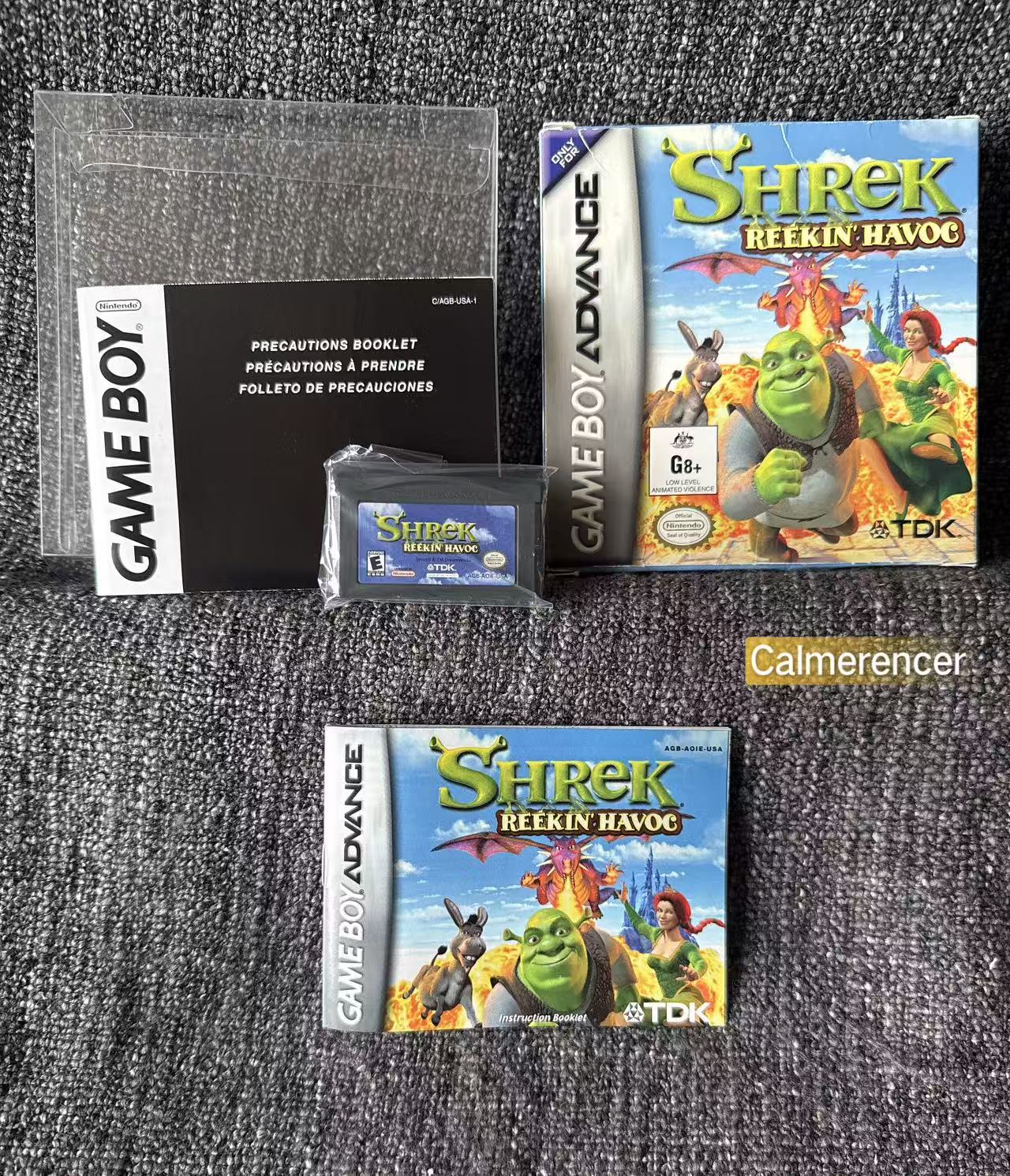 Shrek Reekin Havoc Boxed/Complete Game -Nintendo Gameboy Advance Cart GBA - Pal Version