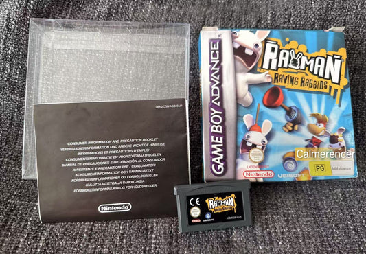 Raymand Raving Rabbids Boxed Game -Nintendo Gameboy Advance GBA - Pal Version