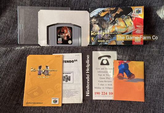 Killer Instinct Gold Game Boxed - Nintendo 64 / N64 - Pal Version