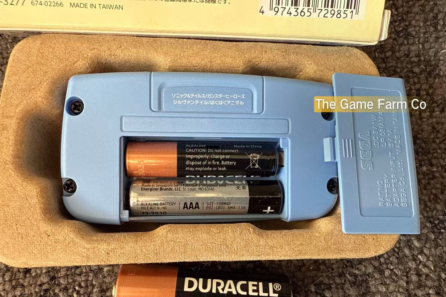 Sega Game Gear Micro Console Blue Japan 30th Anniversary Sonic & Tales Boxed