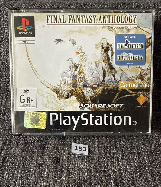 Final Fantasy Anthology Sony Playstation One (PS1) Game