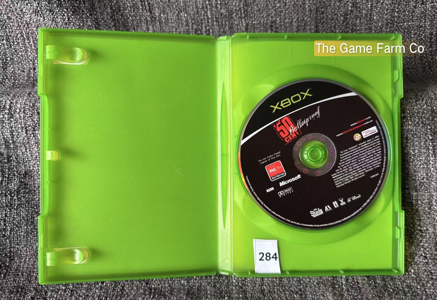 50 Cent Bulletproof Game Microsoft Xbox Original