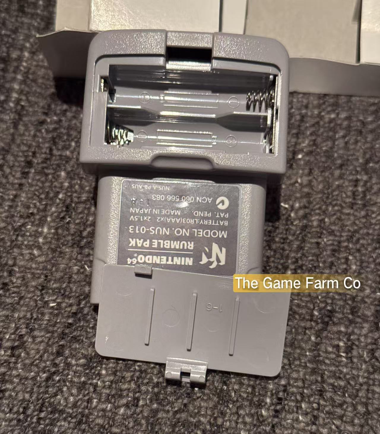 Nintendo 64 (N64) Rumble Pak boxed - Genuine