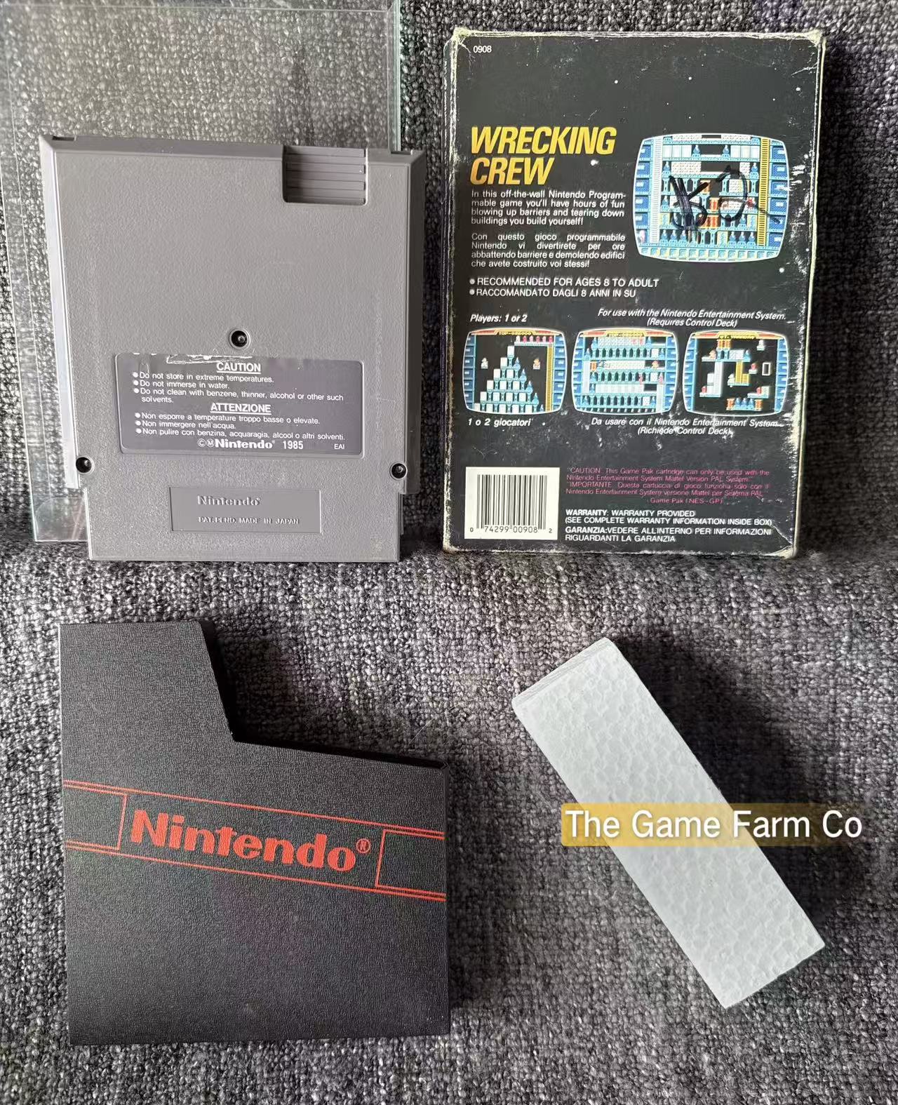 Wrecking Crew Boxed Game - Nes - Nintendo / Entertainment System - Pal Version