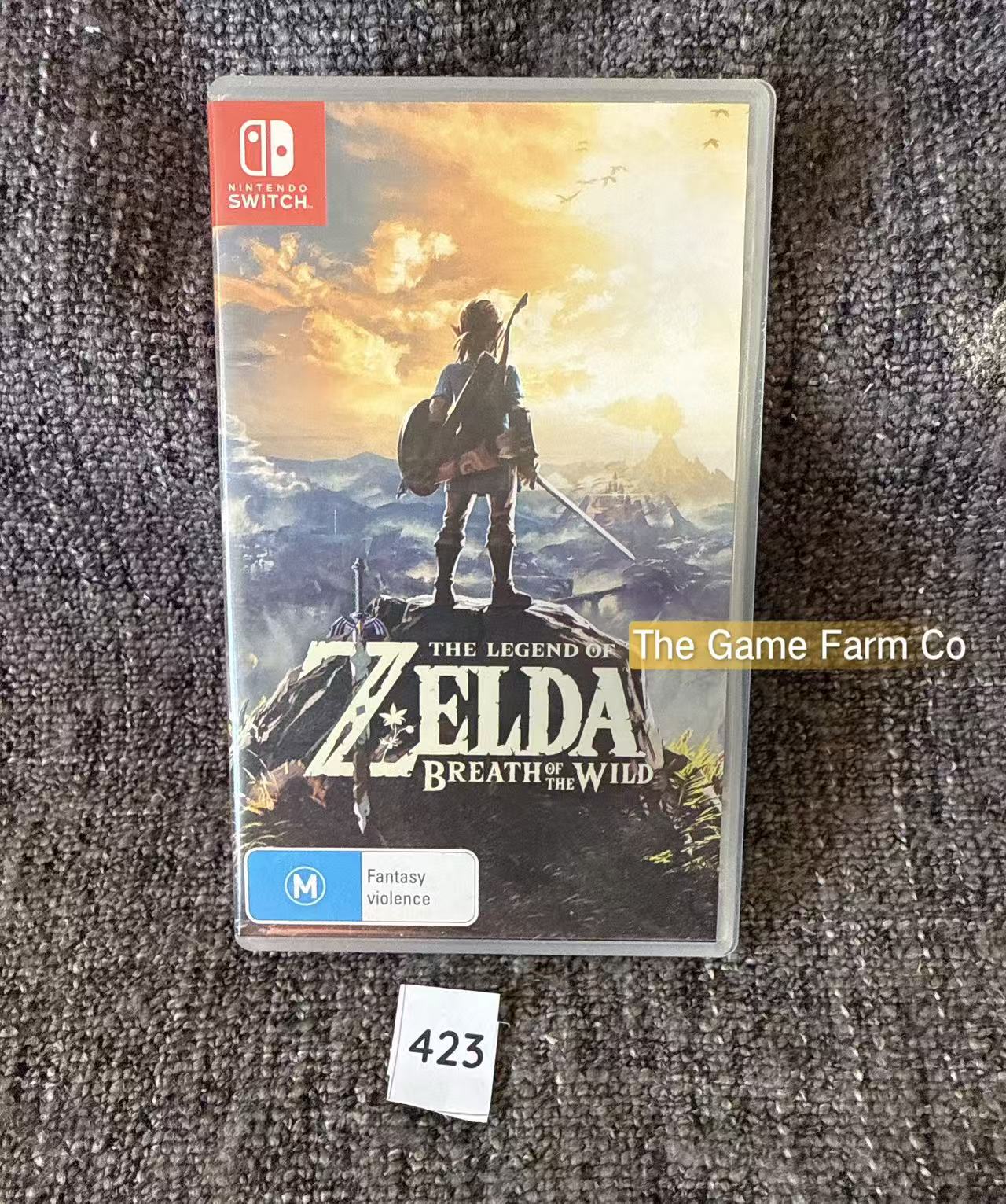 The Legend of Zelda Breath of the Wild (BOTW) Nintendo Switch Physical Game Cartridge PAL Tested Used