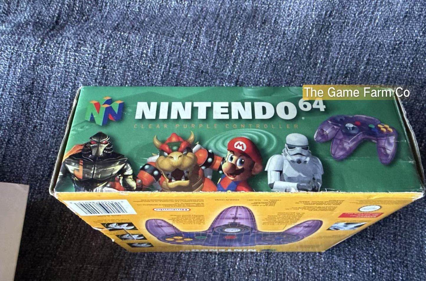 All Genuine Clear Purple boxed  N64 controller in great condition (Nintendo)