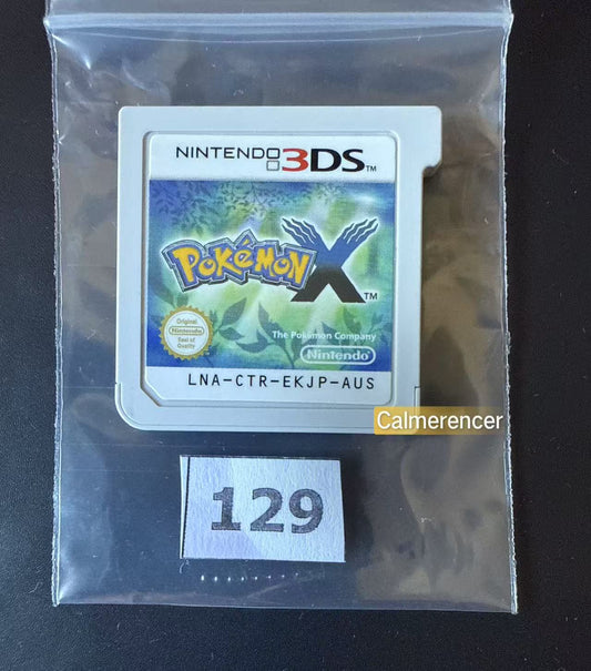 Pokemon X Game - No case Nintendo 3DS