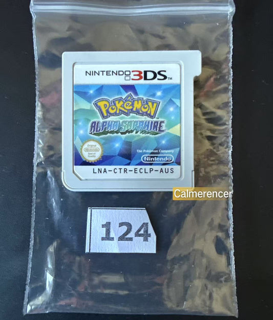 Pokemon Alpha Sapphire Game - No case Nintendo 3DS