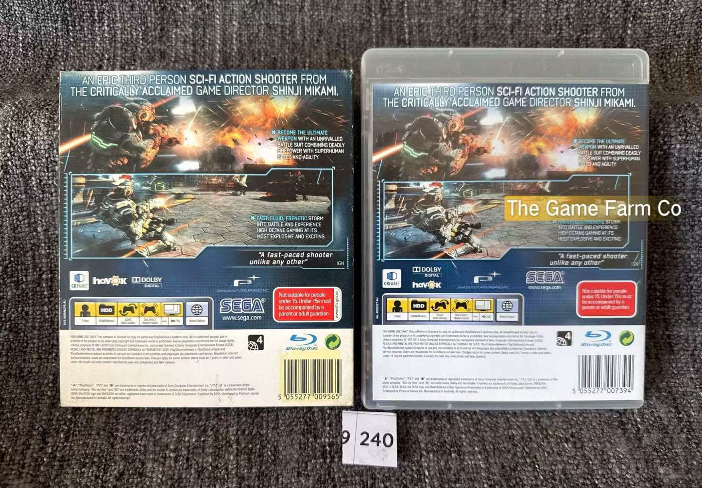 Vanquish Game - PS3 - Sony Playstation 3