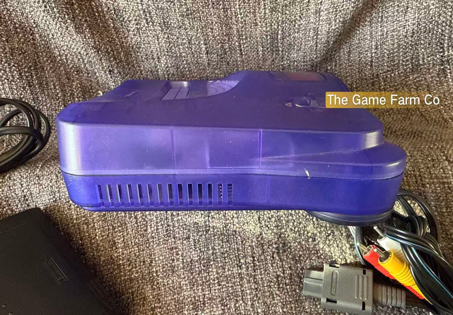 Grape Purple Funtastic Nintendo 64 Console Bundle N64 Tested Excellent Condition
