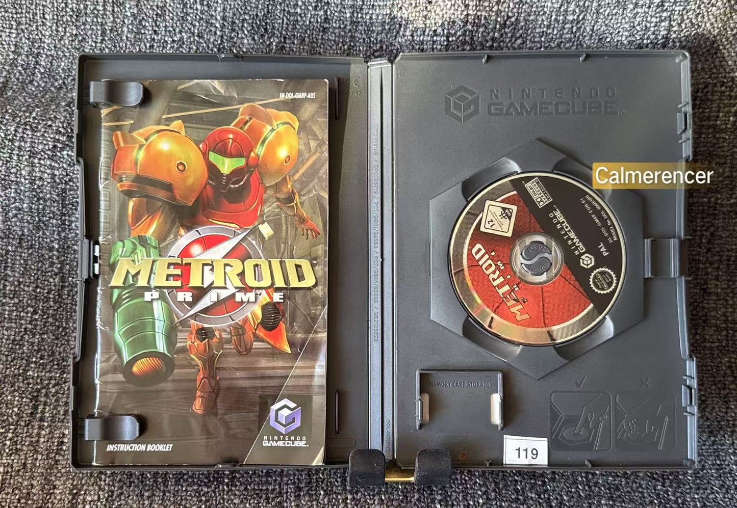 Metroid Prime Game - Nintendo Gamecube - Pal Version