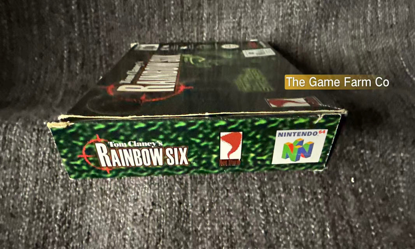 Tom Clancy's Rainbow Six (Nintendo 64 N64, 1999) Complete Box CIB Used