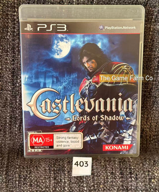 Castlevania Lords of Shadow PS3 Physical Game CIB PAL Tested Used