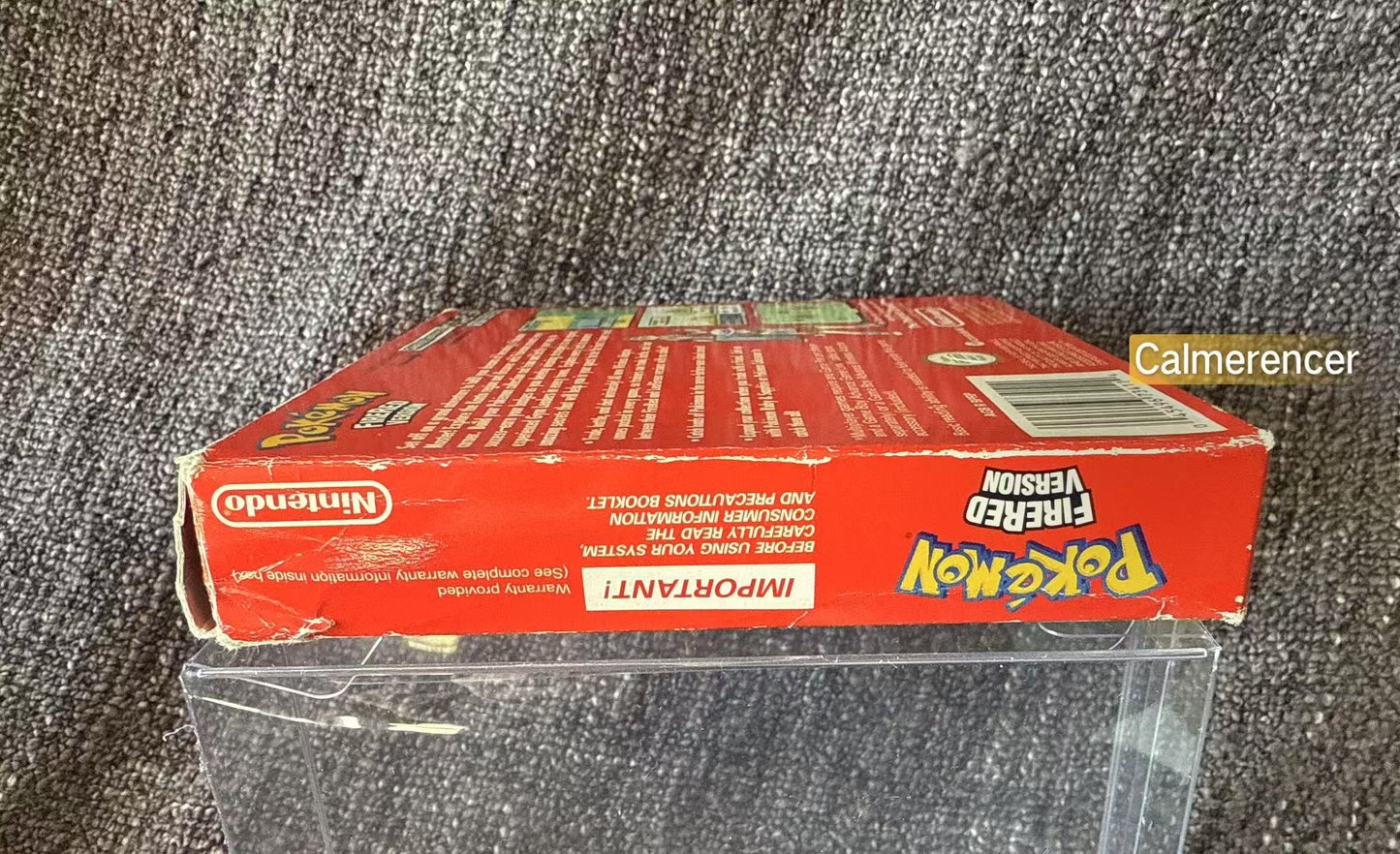 Pokemon Fire Red Version Boxed Game -Nintendo Gameboy Advance GBA - Pal Version