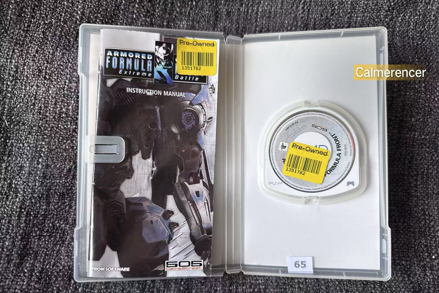 Armored Core Formula Front Extreme Battle  PSP Game - PlayStation Portable