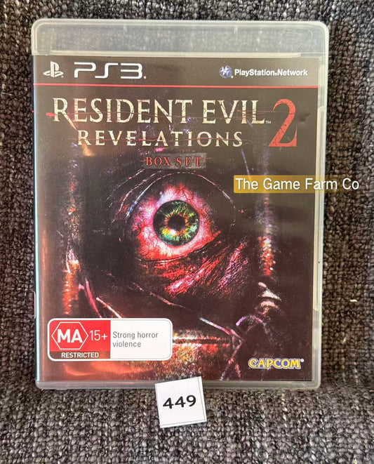Resident Evil Revelations 2 PS3 Physical Game CIB PAL Tested Used