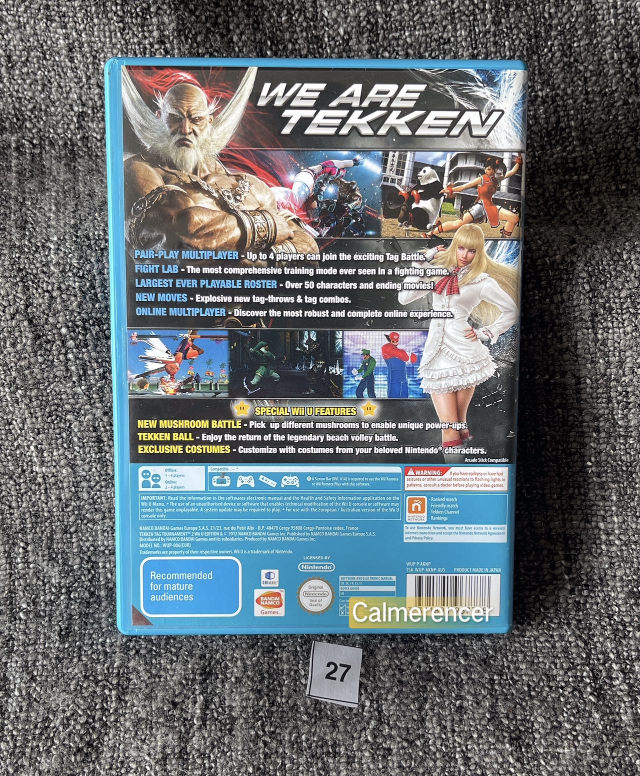 Tekken Tag Tournament - Nintendo Wii U Game
