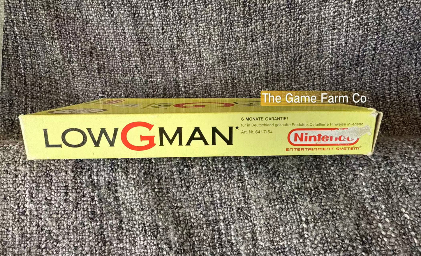 Low G Man Boxed Game - Nes - Nintendo / Entertainment System - Pal Version