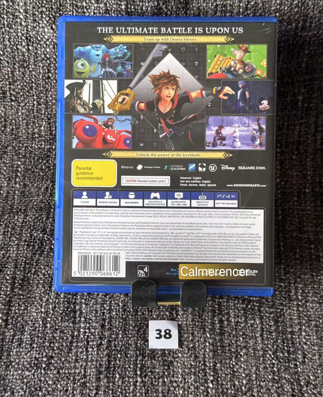 Kingdom Hearts 3  Sony Playstation 4 (PS4) Game