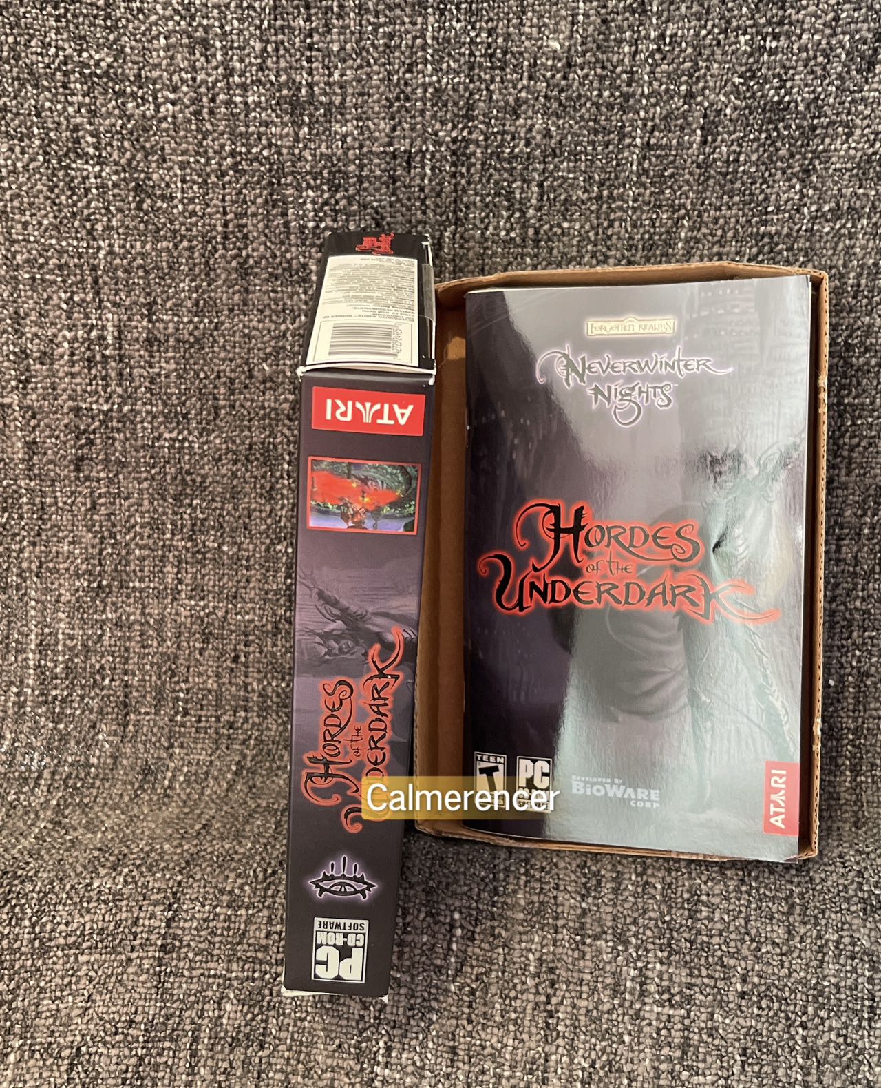 Hordes of the Underdark - NO GAME contents only  - PC - CD ROM - Big Box