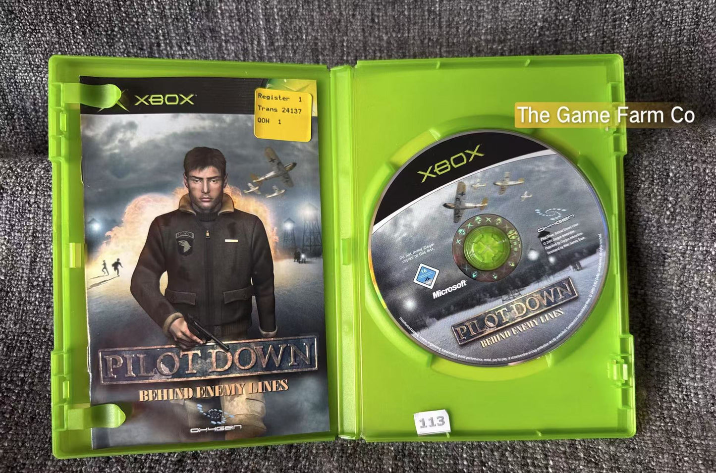 Pilot Down Behind Enemy Lines  Microsoft Xbox Original