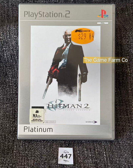 Hitman 2 Silent Assassin PS2 Physical Game CIB PAL Tested Used Mint Condition
